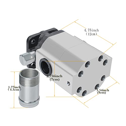 Swess 16Gpm Hydraulic Log Splitter Pump For 2-Stage Wood Log Splitter Hydraulic Wood Splitter Parts 1/2" Npt Threads 4000 Psi #TOP4