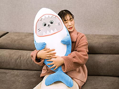 Image of HUG 'n' FEEL SOFT TOYS Shark Soft Toys, Baby Toys, Kids Toy, Toy for Girl, Birthday Gift for Girl Plush & Stuffed Toys
