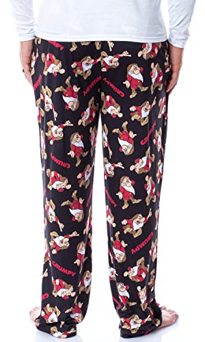 Disney Mens' Grumpy Snow White And The Seven Dwarfs Sleep Pajama Pants4