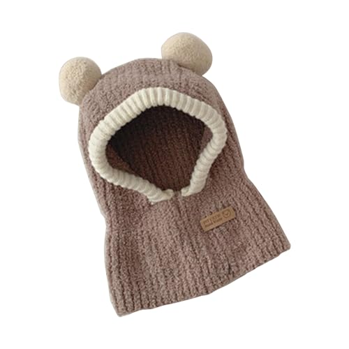 Gorro de dibujos animados infantil con felpa suave para abrazar a tu bebé
