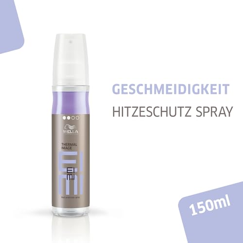2. Bild von Wella EIMI Thermal Image Hitzeschutzspray – schützendes Haarspray mit Zwei-Phasen-Formel – flexibler Halt für einen natürlichen Look beim Haarstyling – 1 x 150 ml