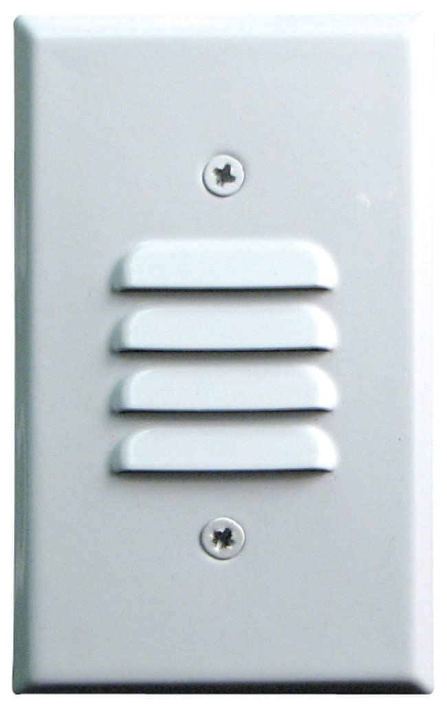 Elco Lighting ELST64W 120V LED Mini Step Light with Louvered Faceplate