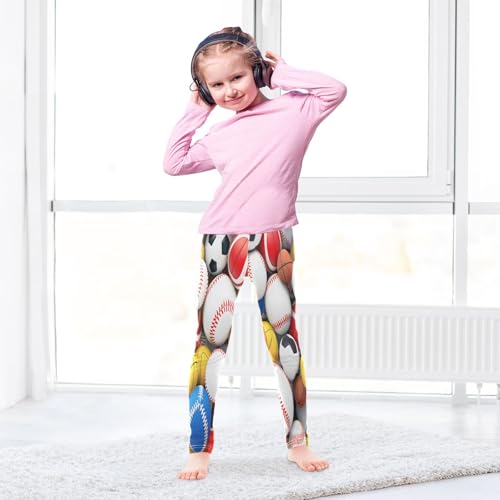 Toddler Girls Leggings Printed Yoga Pants Leggings Sports Balls for Kids4