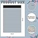 12 PCS 4 x 6 inch Small Legal Pad College Ruled Lined Boho Colored Note Pads Mini Legal Pad 80 GSM Notepad 30 Sheets Memo & Scratch Pads for Office School Work Business Home To Do List Grocery List