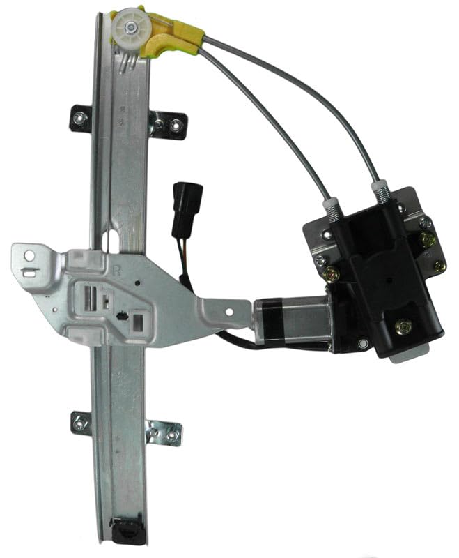 Image of TRQ Rear Right Power Window Regulator & Motor Assembly Passenger Side