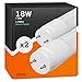 2x Tubi LED 120cm G13 T8 18W 1700 lumen - Luce Bianco Freddo 6400K - Fascio Luminoso 160° - Sostituzione Neon