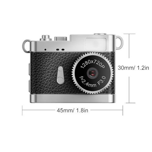Mingzhe Cámara Digital Compacta 1080P Vintage Negra miniatura 5