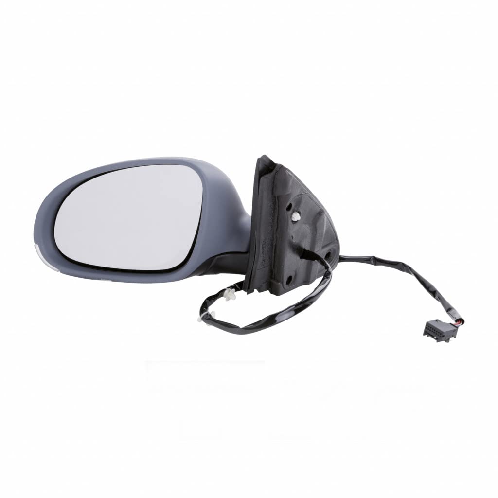 For Volkswagen Jetta 2005 06 07 08 09 2010 Door Mirror Driver Side | Power | Heated | w/Signal Light | w/Puddle Light | Paint To Match | Replacement For 1K1 857 507 BH 9B9 | VW1320123