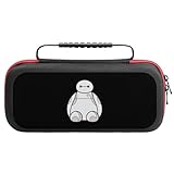 Switch ケース ベイマックス Switch OLEDケース 有機ELモテル対応 2021 収納バック ニンテンドースイッチ収納ケース キャリングケース イヤホン小物入れ 防水 防塵 防汚 耐衝撃 旅行用 取り手付き 20枚ゲームカード収納