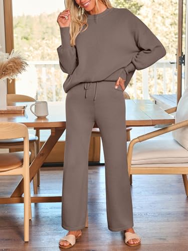 LILLUSORY Women 2 Piece Matching Lounge Sweater Sets 2026 Fall Outfit - image 6