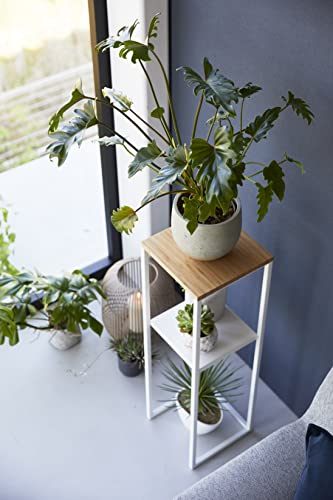 YAMAZAKI Tower 2Tiered Shelf meuble gain de place entrée