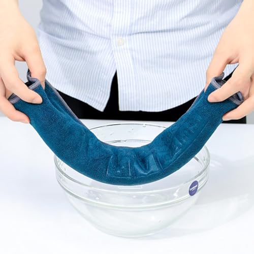 Zilimontt Toalla de secado de coche con piel de gamuza y forro polar coral para resultados rápidos y eficientes (43 x 43 cm)