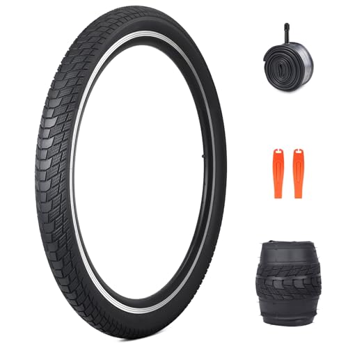 ZUKKA 27.5 x 2.2 Inch Bike Tire Folding Replacement Tire High Performance Bike Tires High-Density Tires for Mountain Bike BMX Bike