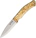 Casstrom CI13128 SFK #10 Fixed Blade Knife Satin Curly Birch Handle + Sheath