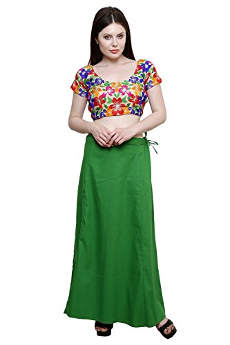 Image of Pistaa combo of 3 Women's Cotton Best Indian Readymade Inskirt Saree petticoats