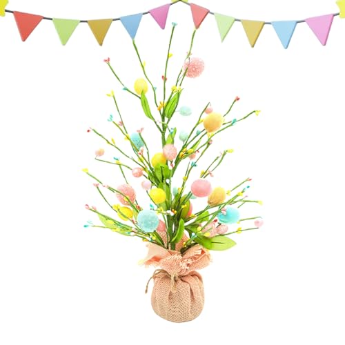 Árbol de Pascua floral de 45 cm para decorar salones y mesas de boda 7