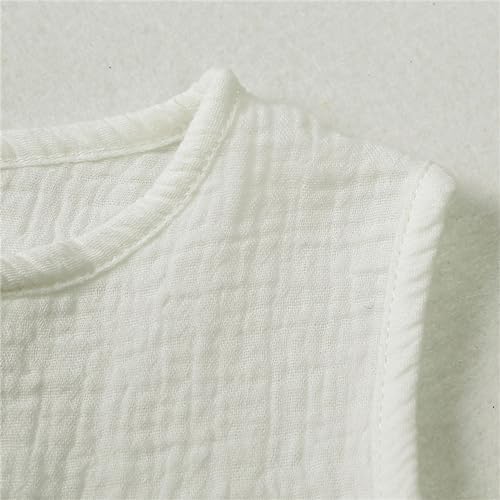 Betadog Kids Girls and Boys Organic Cotton Tank Summer Art Solid Color Undershirt Tank Top Super Soft Art Top2