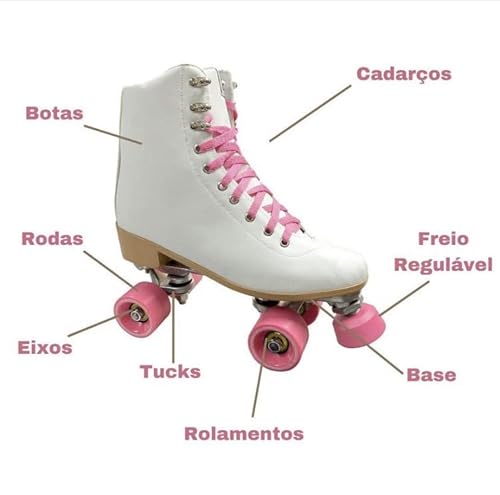 Patins Quad OWL Sports Snow Pink, 40