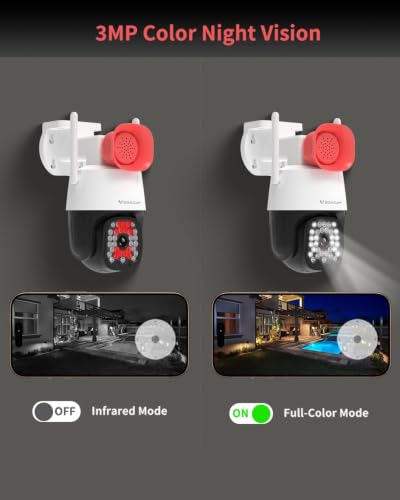 Image of VSTARCAM 3MP Pet Cameras, Security Camera Indoor, Interactive Cat /Pet Camera with Phone App, 2.4GHz with IR Night Vision, AI Motion Tracking, 2-Way Audio, 24 /7 Cloud & SD Card Storage