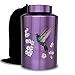 Large Cremation Urns for Adult Male Female Ashes, Up to 220 lbs Decorative Urn for Human Remains with Velvet Bag(Hummingbird)