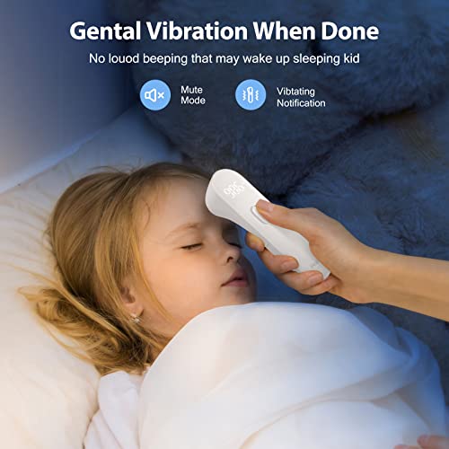 Ihealth Wireless No-Touch Thermometer For Adults, Digital Infrared Fever Thermometer For Home, Thermometer For Babies & Kids With 3 Sensors, Bluetooth Forehead Thermometer With Gentle Vibration Sensor #TOP3