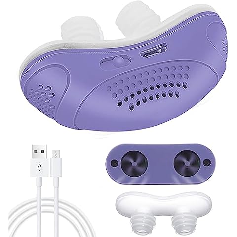Electric Anti Snoring Devices, Snore Stopper with Double Eddy Current for Easy Breathing, Effective Snoring Solution for Men & Women All Nose Shaped to Improve Sleep Cover