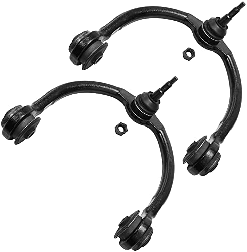 Image of Detroit Axle - 8pc Front End Kit for 2005-2010 Jeep Grand Cherokee, 2006-2010 Commander, 2 Upper Control Arms w /Ball Joints 2 Lower Ball Joints 4 Front Rear Sway Bars 2007 2008 2009 Replacement