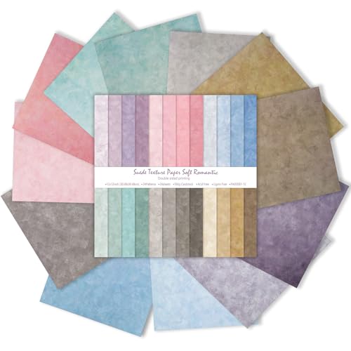 Papier pour scrapbooking double face 30,5x30,5 pour fabriquer cartes, carnets et décors bohèmes
