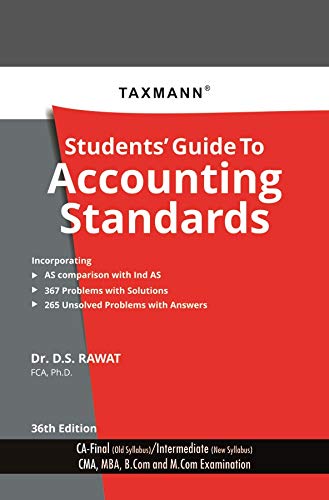 Buy Taxmann's Students' Guide to Accounting Standards (CA-Final-Old