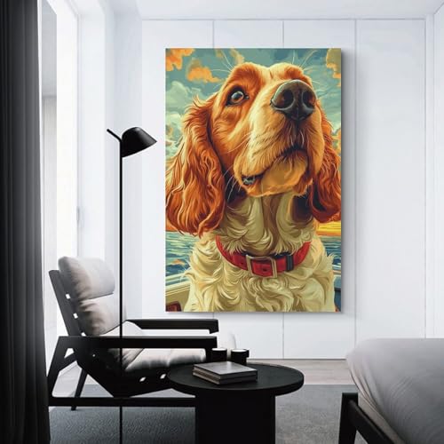 Labrador Retriever peintures sur toile tableau décoration maison