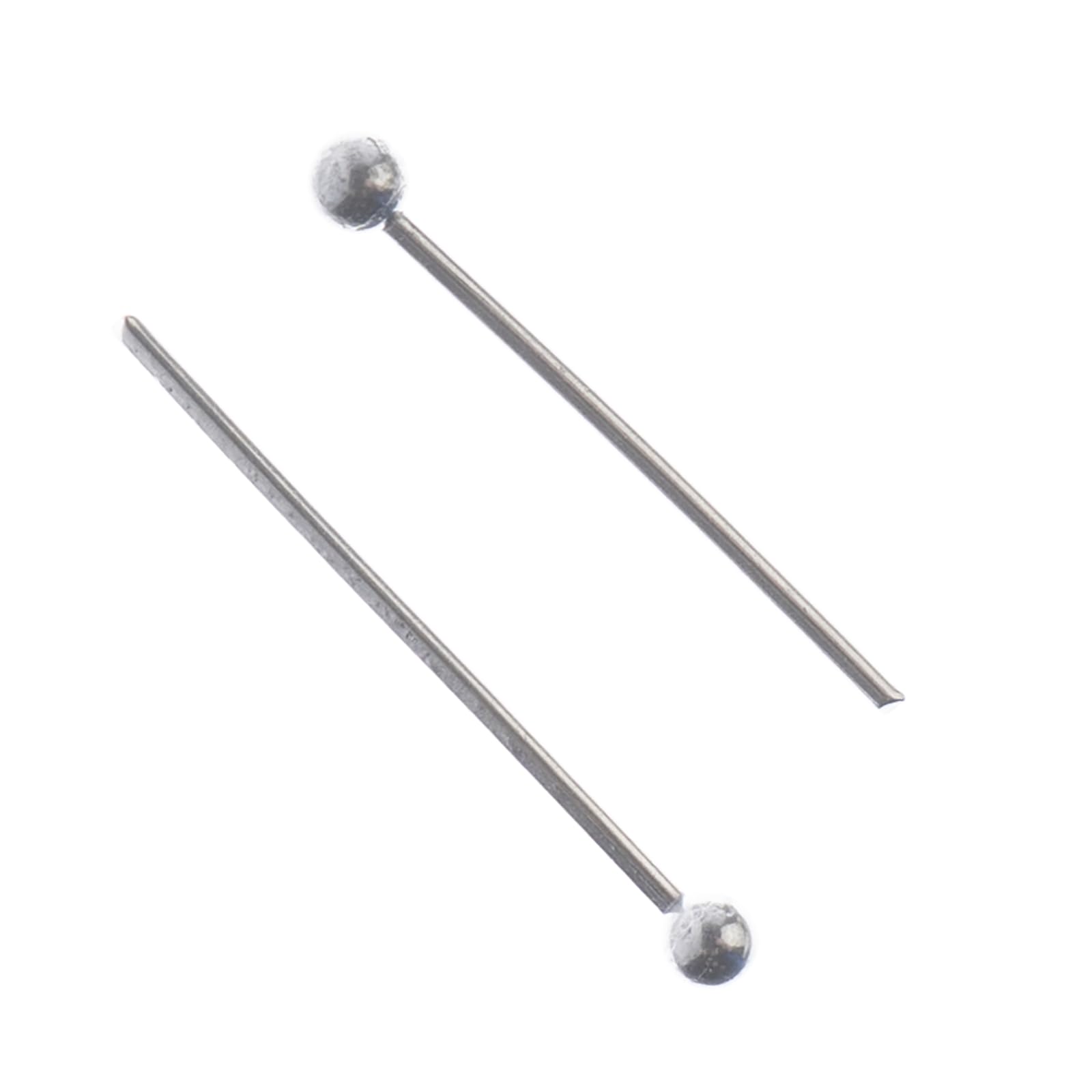 John Bead 50pcs Stainless Steel Ball Head Pins 15mm 50pcs - Jewelry Findings Kit for DIY Jewelry Making Supplies Findings