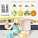 X Home Rotary Cheese Grater for Kitchen, Shredder with 3 Interchangeable Blades, Rotary Grater with Handle and Strong Suction Base, for Vegetables, Fruit, Nuts, Easy to Use and Clean, Blue