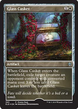 Magic: The Gathering - Glass Casket - Dark Frame Promo - Promo Pack: Throne of Eldraine
