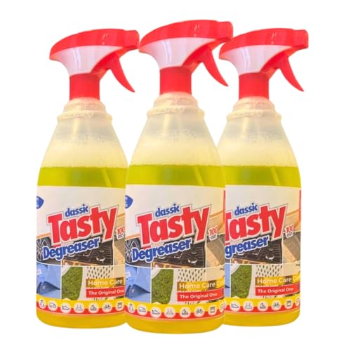 FAMILYCOM. Quitagrasas Desengrasante sin Disolvente. Elimina la Grasa Difícil en Segundos. Limpieza Profesional de Cocina, Horno, Campana, Barbacoa, Motor, Taller y Exterior. Pack 3000 ml.