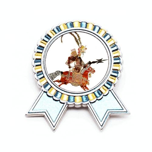 Broche tête de jeu d'ombres portrait femme courageuse métal M