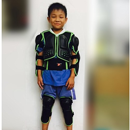 image for Takuey Kids Motorcycle Armor Suit Dirt Bike Chest Spine Protector Back