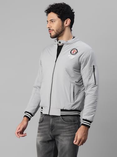Image of UrbanMark Men Regular Fit Men High Neck Jacket