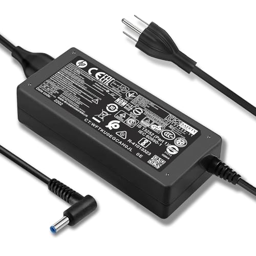 45w Smart ac Adapter Fit for HP Pavilion 11 12 13 14 15 Stream 11 13 14 Elitebook 840 850 820 725 745 G3 G4 ProBook 455 640 645 650 655 Fit HP 741727-001 721092-001 19.5V 2.31A Blue Tip Power Charger