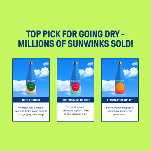 image for Sunwink Mocktail Tonics - Organic, Non-Alcoholic Drinks Plant-Based So
