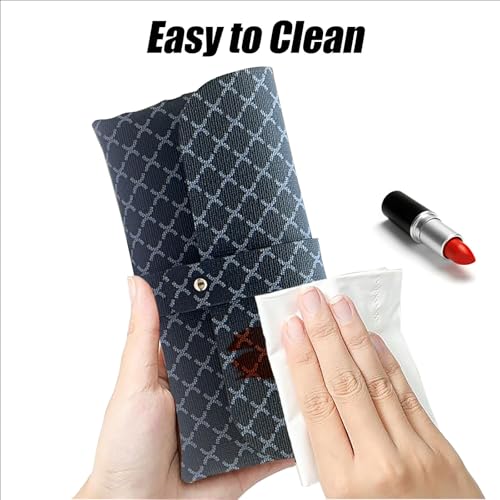 Image of Glasses storage bag Travel sunglasses myopia glasses storage bag Fashion leather storage bag