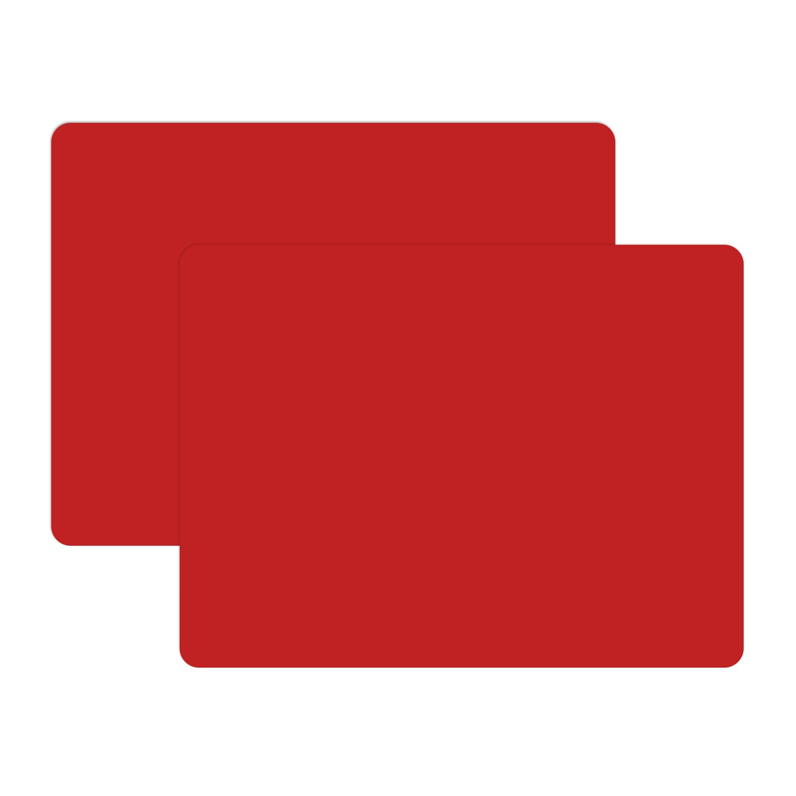 Set de table en silicone rouge pour protéger votre salle à manger