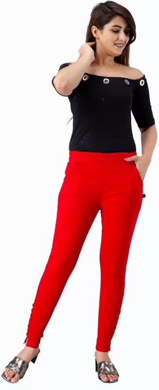 Image of Women's Stylish & Comfortable Jeggings | Stretchable High-Waist Pants BZFW Potali