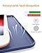 DTTO for iPad Air 2 Case (2014 Released), Ultra Slim Lightweight Smart Case Trifold Stand with Flexible Soft TPU Back Cover for Apple iPad Air 2 (Model A1566/A1567), Navy Blue