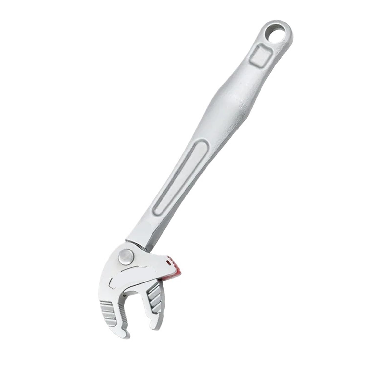 Wjiayao Light Grey Crab Claw Wrench Crab Claw Imitation Ratchet Wrench With Adaptive Large Opening Adjustable Pliers Tools(Light Grey)