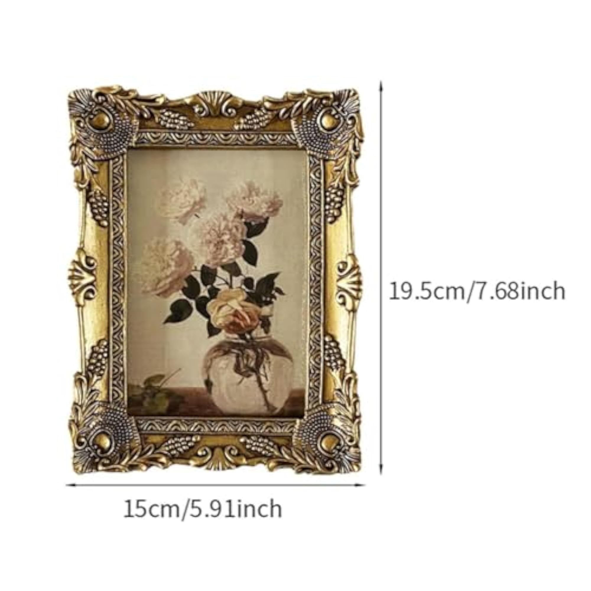 Antique Resin Display Rack for Home Office Tabletop