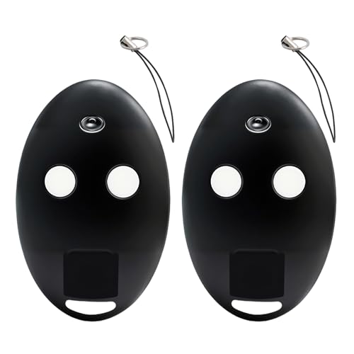 2 Piezas Mando a Distancia para Puerta de Garaje Automatismos 433,92 MHz, 2 Canales Rolling Code Compatible con BFT MITTO 2/4, KLEIO B RCA, TRC1/2/3 RCB04, Control Remoto Universal para Garajes Puerta