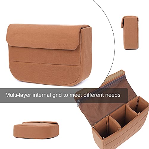 Botella plegable protectora para cámara, inserto acolchado para mochila miniatura 2