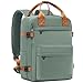 Produktbild COOLIFE Handgepäck Rucksack für Easyjet Handgepäck 45x36x20, Reiserucksack Handgepack Flugzeug 30L mit Laptopfach für Weekender Kurze Trip, für Damen Herren(Dunkelgrün, 45×36×20cm)