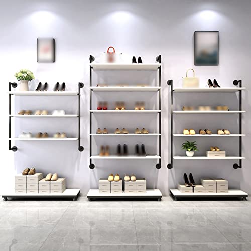 Étagères flottantes pour optimiser un salon encombré par les objets