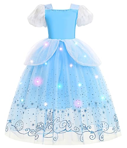 Vestido Princesa Cenicienta para Niñas 3-9 años miniatura 2